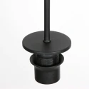 Mexlite Pendelarmatuur NOX LIGHT 1-vlams E27 IP20, zwart dimbaar