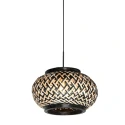 Mexlite Pendelarmatuur NOX LIGHT 1-vlams E27 IP20, zwart dimbaar