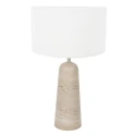 anne light & home table lamp TRAVINO 1 flame E27 IP20, stone dimmable