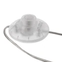 Booglamp VELA LINO 1-vlams E27 IP20, staal dimbaar