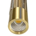 Steinhauer Pendelarmatuur ALISIO 5-vlams IP20, messing dimbaar