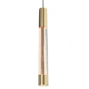 Steinhauer Pendelarmatuur ALISIO 5-vlams IP20, messing dimbaar