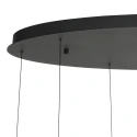 Pendelarmatuur ALISIO 8-vlams IP20, zwart dimbaar