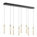 Steinhauer Pendelarmatuur ALISIO 8-vlams IP20, messing dimbaar
