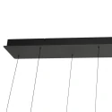 Steinhauer Pendelarmatuur ALISIO 8-vlams IP20, zwart dimbaar
