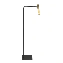 floor lamp ALISIO 1 flame IP20, brass dimmable