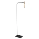 floor lamp ALISIO 1 flame IP20, brass dimmable