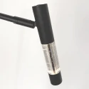 Steinhauer Staande lamp ALISIO 1-vlams IP20, zwart dimbaar