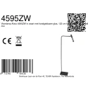 Steinhauer Staande lamp ALISIO 1-vlams IP20, zwart dimbaar