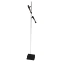 Steinhauer Staande lamp ALISIO 2-vlams IP20, zwart dimbaar