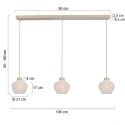 anne light & home pendant luminaire TRAVINO E27 IP20, dimmable