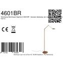 Steinhauer floor lamp DAPHNE 2 1 flame IP20, bronze dimmable