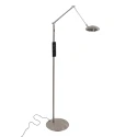 Steinhauer floor lamp DAPHNE 2 1 flame IP20, steel dimmable