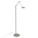 Steinhauer floor lamp DAPHNE 2 1 flame IP20, steel dimmable
