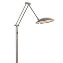 Steinhauer floor lamp DAPHNE 2 1 flame IP20, steel dimmable