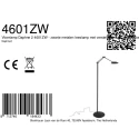 Staande lamp DAPHNE 2 1-vlams IP20, zwart dimbaar
