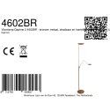 Steinhauer Staande lamp DAPHNE 2 2-vlams IP20, brons dimbaar