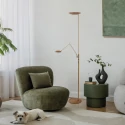 Steinhauer Staande lamp DAPHNE 2 2-vlams IP20, brons dimbaar