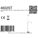 Steinhauer Staande lamp DAPHNE 2 2-vlams IP20, staal dimbaar