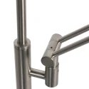 Steinhauer Staande lamp DAPHNE 2 2-vlams IP20, staal dimbaar