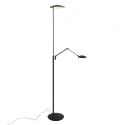 Staande lamp DAPHNE 2 2-vlams IP20, zwart dimbaar
