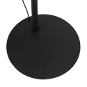 Steinhauer Staande lamp DAPHNE 2 2-vlams IP20, zwart dimbaar