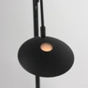 Steinhauer Staande lamp DAPHNE 2 2-vlams IP20, zwart dimbaar