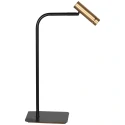 Mexlite table lamp LUMO 1 flame IP20, black dimmable