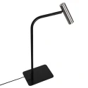 Mexlite table lamp LUMO 1 flame IP20, black dimmable