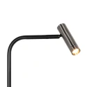 Mexlite table lamp LUMO 1 flame IP20, black dimmable