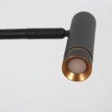 Mexlite table lamp LUMO 1 flame IP20, black dimmable