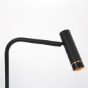 Mexlite table lamp LUMO 1 flame IP20, black dimmable