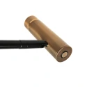 Mexlite floor lamp LUMO 1 flame IP20, bronze dimmable