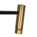 Mexlite floor lamp LUMO 1 flame IP20, bronze dimmable