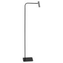 Mexlite floor lamp LUMO 1 flame IP20, steel dimmable