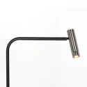 Mexlite floor lamp LUMO 1 flame IP20, steel dimmable