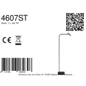 Mexlite floor lamp LUMO 1 flame IP20, steel dimmable
