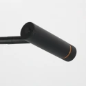 Mexlite floor lamp LUMO 1 flame IP20, black dimmable