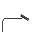 Mexlite floor lamp LUMO 1 flame IP20, black dimmable