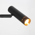 Mexlite floor lamp LUMO 1 flame IP20, black dimmable