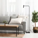 Mexlite floor lamp LUMO 1 flame IP20, black dimmable