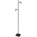Mexlite floor lamp LUMO 2 flames IP20, black dimmable