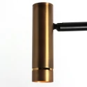 Mexlite floor lamp LUMO 2 flames IP20, black dimmable