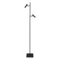 Mexlite floor lamp LUMO 2 flames IP20, black dimmable