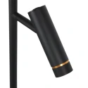 Mexlite floor lamp LUMO 2 flames IP20, black dimmable