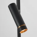 Mexlite floor lamp LUMO 2 flames IP20, black dimmable