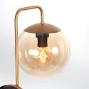 Steinhauer Wandarmatuur BOLLIQUE 1-vlams E14 IP20, brons dimbaar