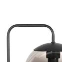 Steinhauer wall luminaire BOLLIQUE 1 flame E14 IP20, black dimmable