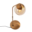 table lamp BOLLIQUE 1 flame E14 IP20, bronze dimmable