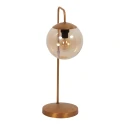 table lamp BOLLIQUE 1 flame E14 IP20, bronze dimmable